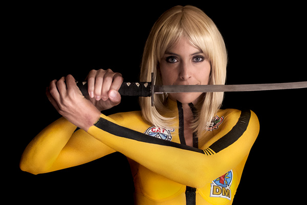 perroamarillo bodypaint killbill