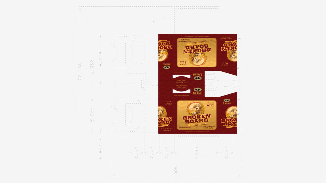 packaging diseño de empaque para broken board estudio perroamarillo