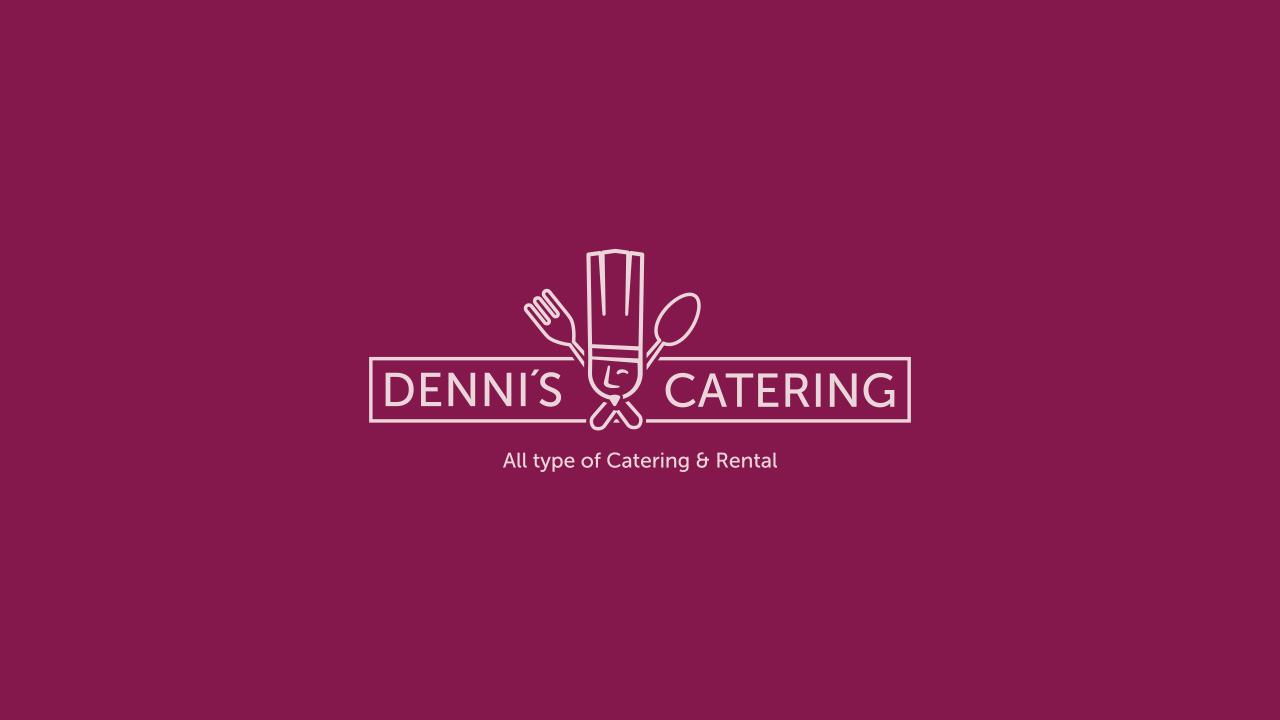 branding diseño de marca para restaurant dennis catering en el estudio perroamarillo